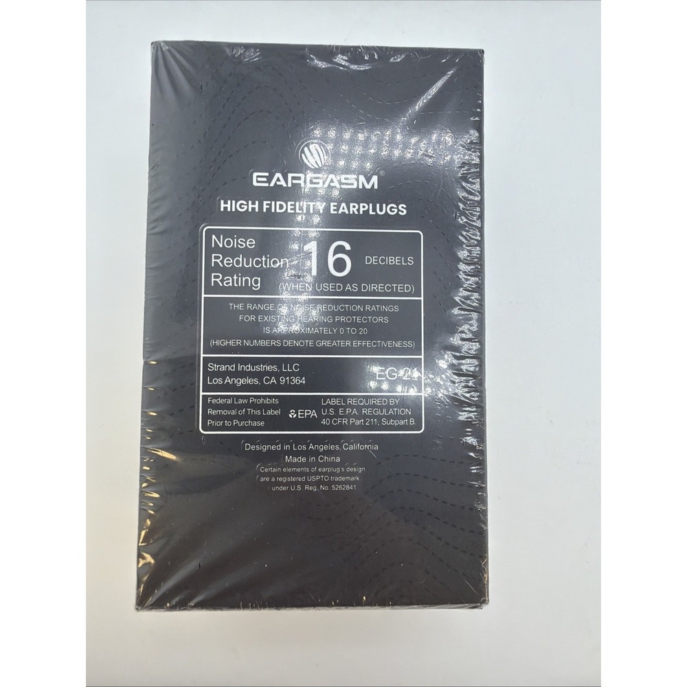 Eargasm High Fidelity Blackout Earplugs for Concerts